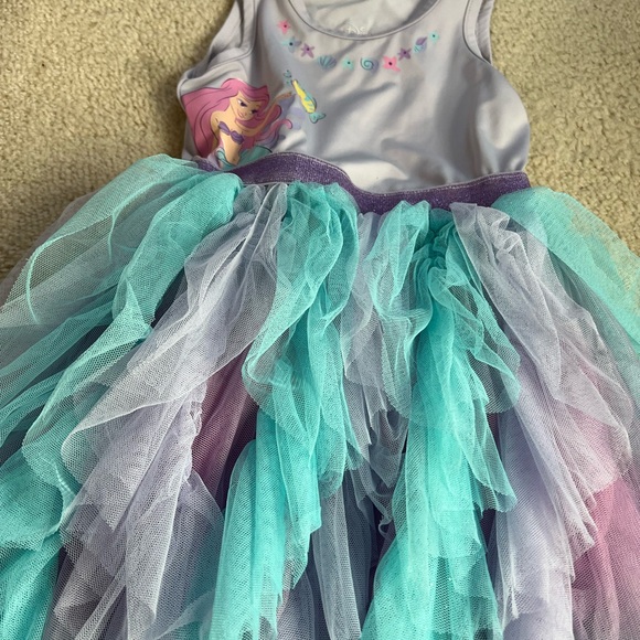 Disney Ariel Kids Costume - Purple and Aqua - Picture 2 of 4